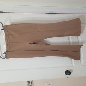 Shein Khaki Flare Leg Pants